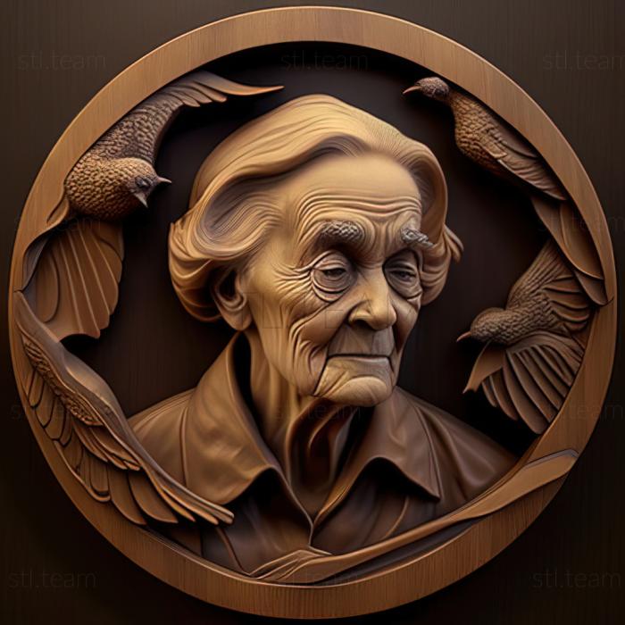 3D модель Мэри Лейн Макмиллан, американская художница (STL)